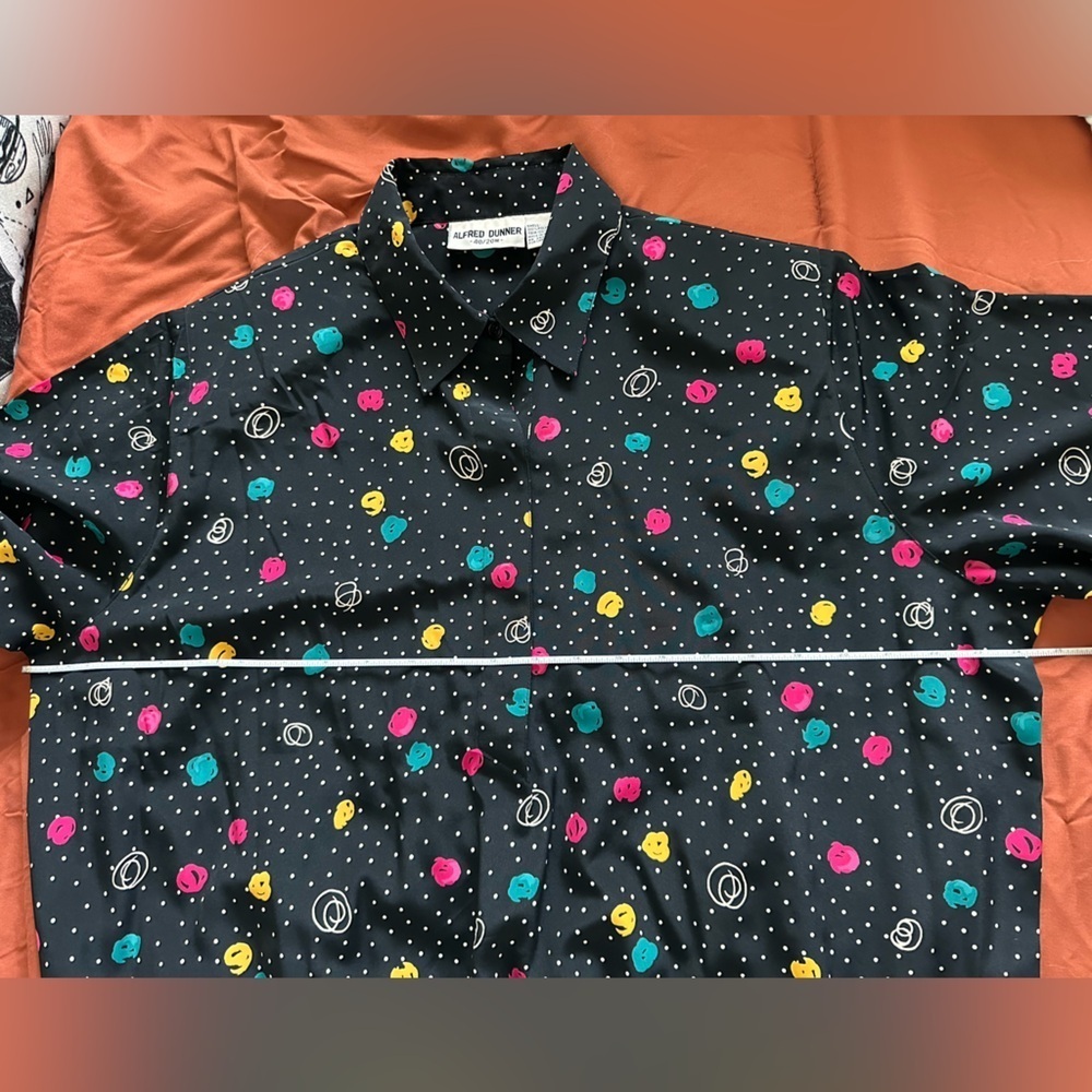 Vintage Alfred Dunner Women’s Blouse. Size 40/20W. EUC. Retro print. - Picture 10 of 10